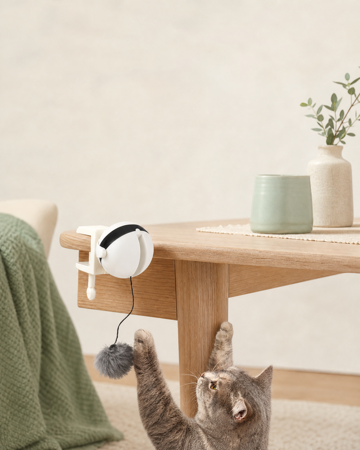 Automatic Interactive Cat Toy — Solo Play Companion